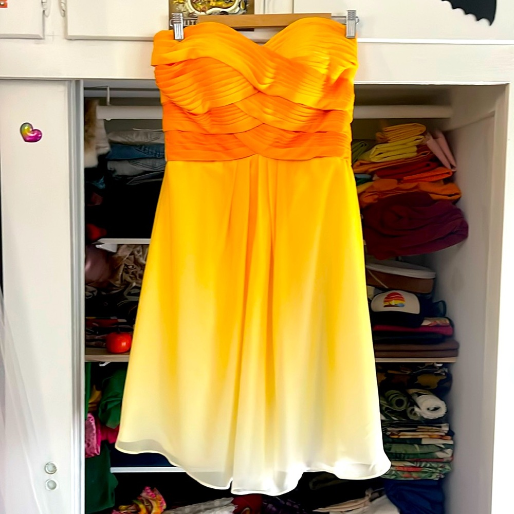Orange Formal/Bridesmaids Dress